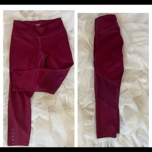 Old Navy- Maroon red leggings